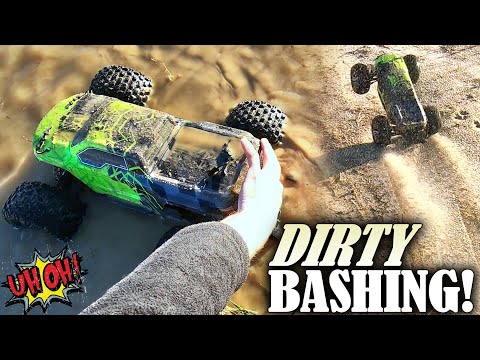 BASH TILL IT BREAKS!!! Secret Spot FUN w/ EXO's Arrma Granite 3s BLX Remote Control Car