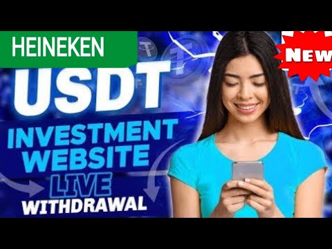 Heineken New USDt investment Earning App 2024//Make Money Online at Home//New Dollar Earning App