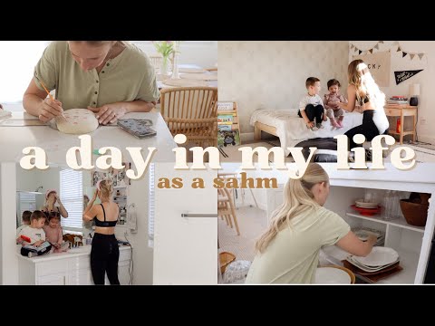 decluttering, sourdough painting reading & more! | sahm vlog