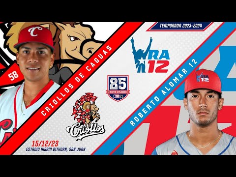 🎥Liga de Béisbol Profesional Roberto Clemente🇵🇷: Criollos de Caguas 🆚 RA12⚾️