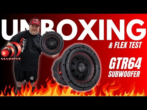 New Massive GTR64 Subwoofer Unboxing Testing & Flexing By Big Jeff Audio @massiveaudio2420