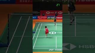 Incredible longest rally! (Part.13) An Se Young vs Chen Yu Fei | Kumamoto Masters 2023 SF  #shorts