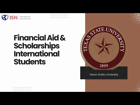 Financial Aid & Scholarships  International Students | Texas State University |