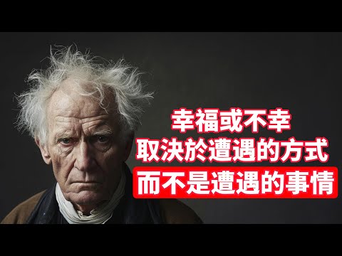 叔本華：幸福或不幸，取決於遭遇的方式；而不是遭遇的事情