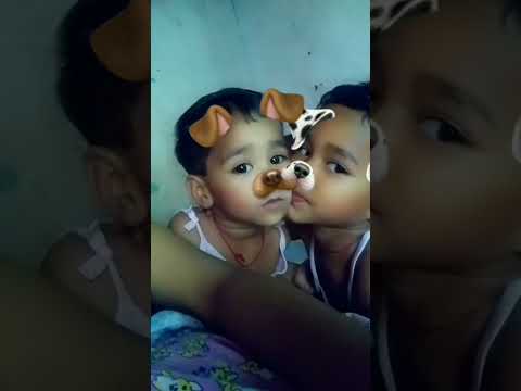 Masti like dog & cat #cutebaby #sister #viral #shorts