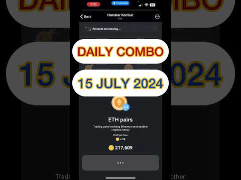 Hamster Kombat Daily Combo: 15 July 2024  #dailycombohamsterkombat #hamsterkombatdailycombo #crypto