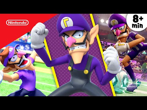 Meet Waluigi: A Purple-Wearing Baddie With Long Arms and Legs 😏💜 | @playnintendo