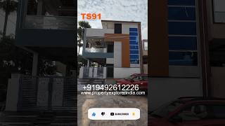 TS91 || 2BHK WEST FACING || VERY NEAR TO MAIN ROAD|| RAMPALLY HYDERABAD ELEVATION STILT +1