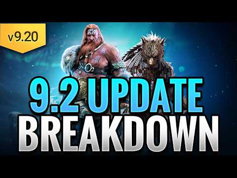 MYTHICAL CHAMPION UPDATES ARE LIVE! Patch 9.2 Breakdown | Raid: Shadow Legends