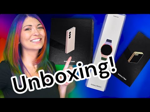 Unboxing Samsung Galaxy Z Fold6, Flip6, and Watch 7! New Colors!