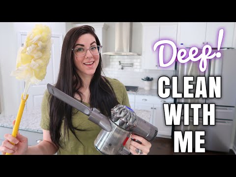 DEEP CLEAN WITH ME | DEEP CLEANING ROUTINE | REAL LIFE MESS | EXTREME CLEANING MOTIVATION