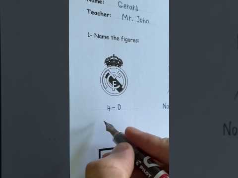 Pov: its your footbal quiz test and you totally hates @realmadrid 😂😂 #football #realmadrid #shorts