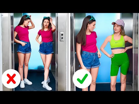 Change a Look in 5 Minutes: WHEN YOU MEET SOMEONE WEARING THE SAME CLOTHES 🙀👭