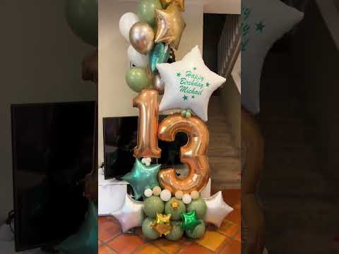 Balloon arrangement | birthday decor | birthday present