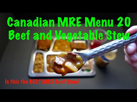 Canadian MRE Beef Stew: The Best Survival Food?