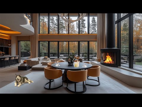 Elegant Jazz Music in Cozy Living Room Space 🌤️ Relaxing Jazz Instrumental Music for Stress Relief