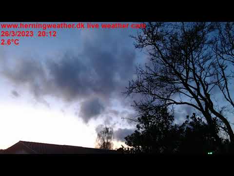 March 2023 weathercam timelapse, herningweather.dk