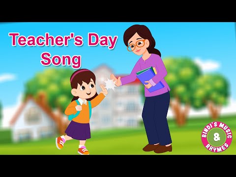 Teacher's Day Special 2023 - English Rhymes | Thank You Song | Guru Purnima | Bindi's Music & Rhymes