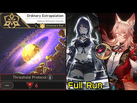 Ordinary Protocol 6 Acheron & Jiaoqiu with Useless Scholar Full Run | Divergent Universe