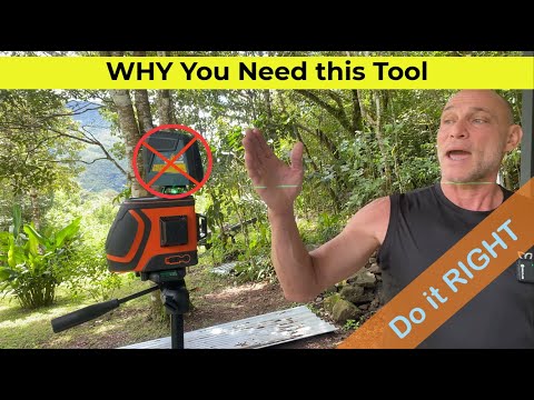 Building in Costa Rica - Do it Right with the DOVOH Laser Level 360 Self Leveling Tool