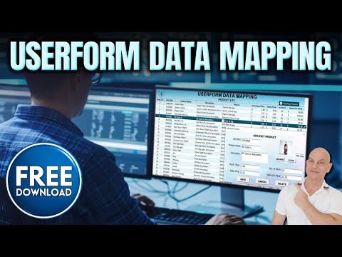 Excel VBA Hack: How To Use Data Mapping In Any Userform