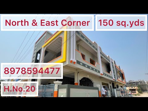 HOUSE FOR SALE IN HYDERABAD (NORTH & EAST CORNER GROUND FLOOR & FIRST FLOOR )