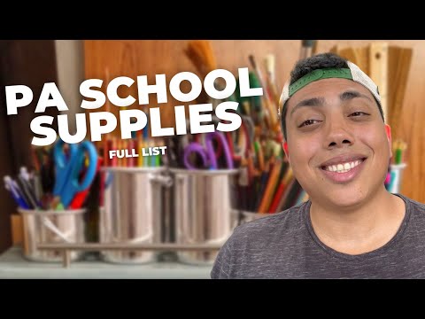 Supplies you NEED for PA School? Full Breakdown by JohnThePA