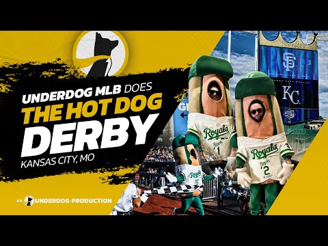 Underdog MLB Does The Hot Dog Derby in Kansas City