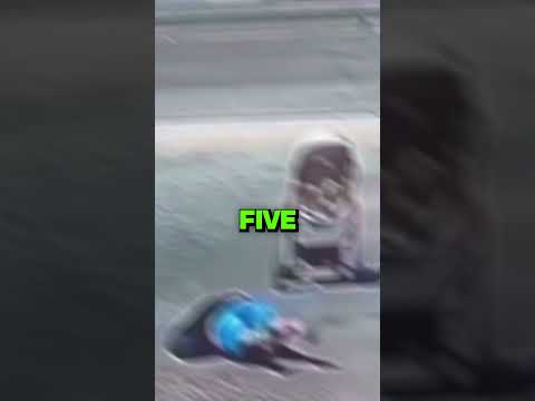 Fat Mother Can't Save Baby! #news #viral #accident #clips #shorts