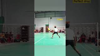 perfect drop💯🔥🔥#youtubeshorts #badminton #viral #badmintonlovers #viralshort #badmintonplayer