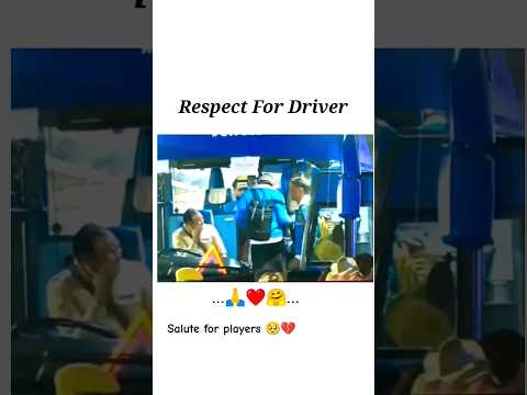 Respect for driver🙌😶#indiancricket #cwc23 #ytshorts