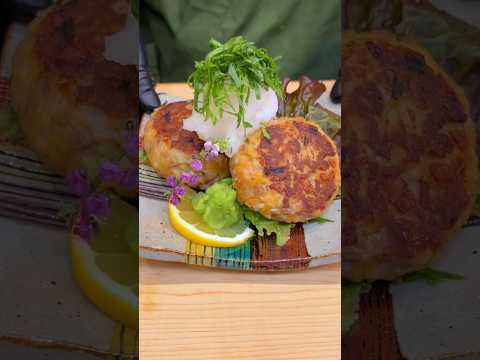 🇯🇵Japanese style tuna hamburger steak #shorts