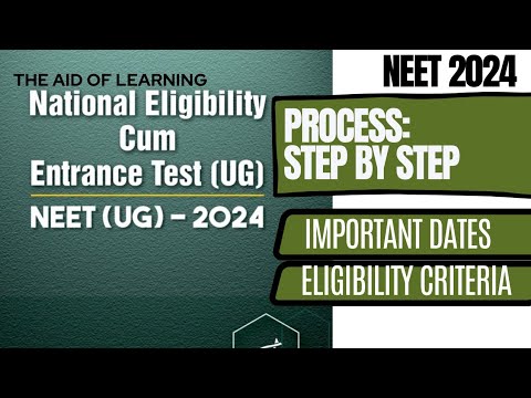 NEET Application Form:Process- step by step| Important Dates|Eligibility and more