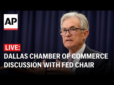 LIVE: Dallas Chamber of Commerce hosts discussion with Federal Reserve Chair Jerome Powell