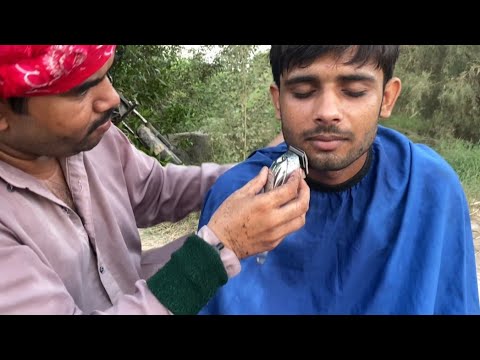 asmr real haircut video   within fast barber in this world 🌍