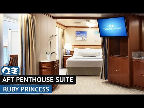 Ruby Princess | Aft Penthouse Suite | Full Walkthrough Tour & Review | 4K