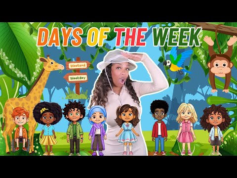 Days of the Week| Learning with Ms Houston| Kid Songs + Nursery Rhymes