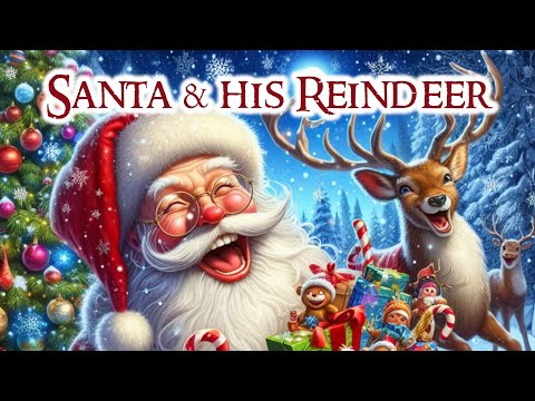 Sleep Story for Kids | SANTA & HIS REINDEER | Christmas Sleep Meditation for Children