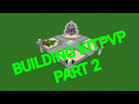 Minecraft building KITPVP spawn part 2 (no commentary)