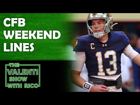 College Football Betting Line | 10/24/24 | The Valenti Show with Rico