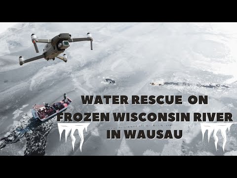 Drone Captures Rescue of Man on Wisconsin River in Wausau