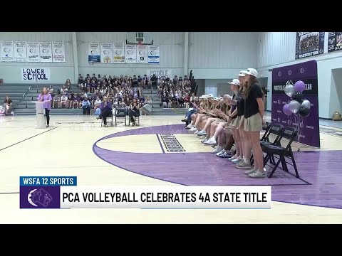 PCA celebrated for winning 4A state volleyball title