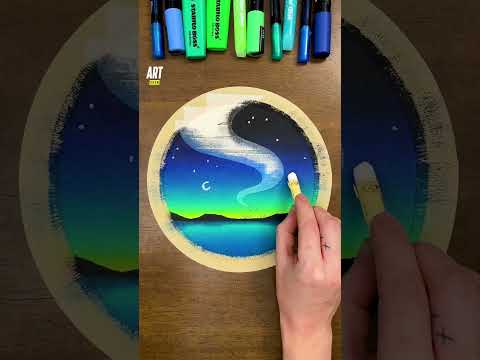 I show you how to draw a gradient 🌈✍️ #oilpastels #gradient #drawingtutorial #easytechnique #foryou