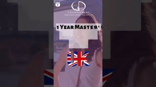 1 Year Masters Programmes in the UK. #studyabroad #studyinuk #shorts