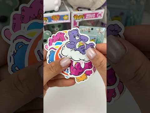 Care Bears Stickers ASMR Unboxing #carebears #unboxing #asmr #shorts