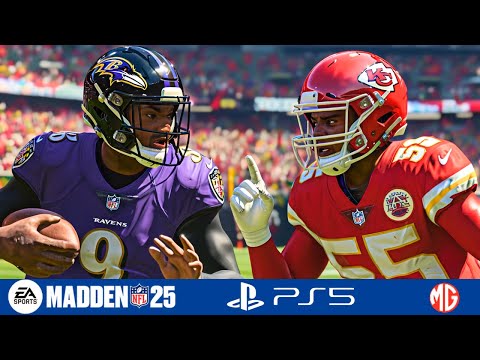 Madden 25 PS5: Ravens vs Chiefs FULL GAME | NFL Week 1