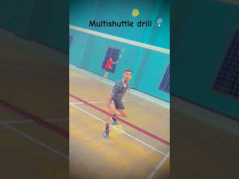 multishuttle drill🏸#badminton #ytshorts #subscribe