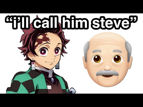 My Dad guesses ANIME Characters names...