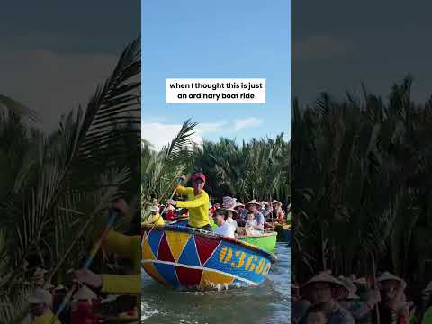 A RELAXING, yet EXCITING COCONUT BOAT RIDE in HOI AN! 🇻🇳