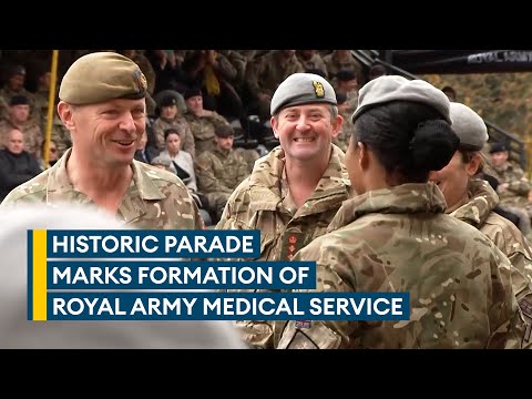 Creation of new Royal Army Medical Service officially marked at Sandhurst